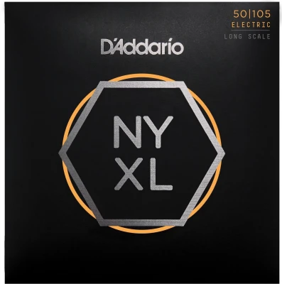 Струны для бас-гитары D'Addario NYXL50105, Long, Medium, 50-105