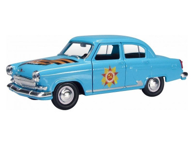 Машина Autotime "ГАЗ-21 "ВОЛГА" спасибо за победу 1:43