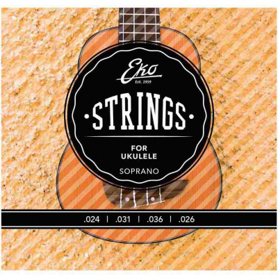 Комплект струн для укулеле сопрано EKO 16100408