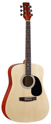 Акустическая гитара MARTINEZ W-11 N натурального цвета