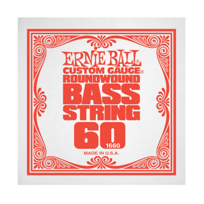 Ernie Ball 1660 струна для бас-гитары калибра 0060