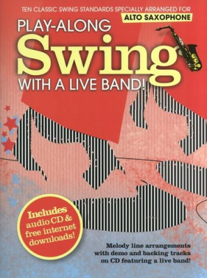 AM997557 Play-Along Swing With A Live Band Alto Saxophone