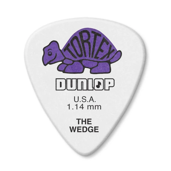 Медиаторы Dunlop 424P114 Tortex Wedge, толщина 1.14 мм, 12 шт.