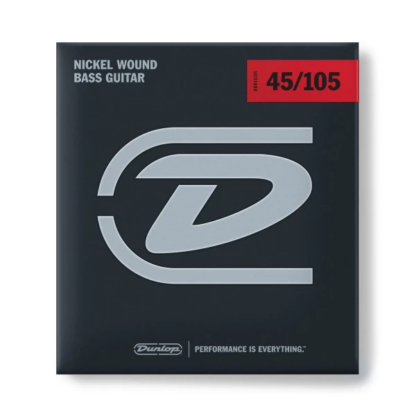 Струны для бас-гитары Dunlop DBN45105 Nickel Wound, 45-105, никель
