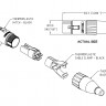 Amphenol AC3FCP - Разъем XLR кабельный мама 3 контакта