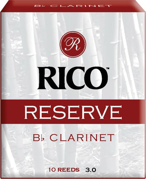 Трости для кларнета Bb Rico RCR1030 Reserve №3 10 шт