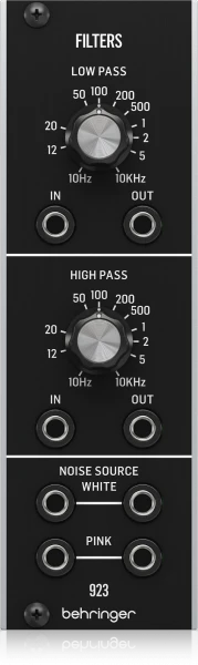 Модуль Behringer 923 FILTERS аналоговый Dual Filter для Eurorack