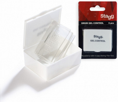 STAGG DGC-05 TR прозрачные демпферы (5 штук в упаковке)
