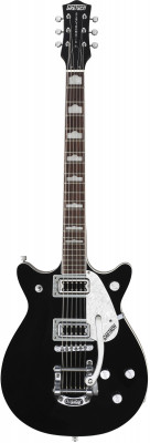 Gretsch G5445T Double Jet™ with Bigsby®, Rosewood Fingerboard Black электрогитара