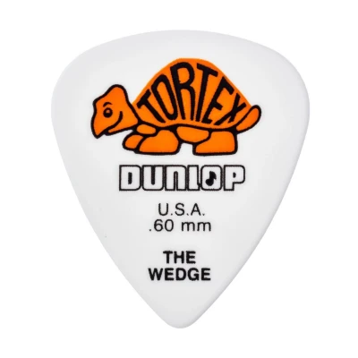 Медиаторы Dunlop 424R060 Tortex Wedge, толщина 0.6 мм, 72 шт.