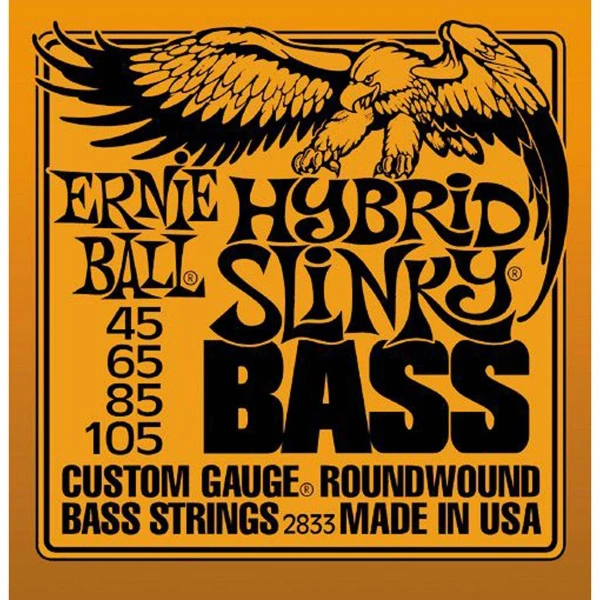 Струны для бас-гитары Ernie Ball 2833 Hybrid Slinky 45-105