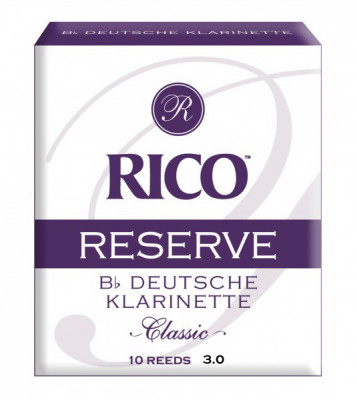 Трости для кларнета German Rico RCR1030D , Reserve Classic, №3, 10 шт