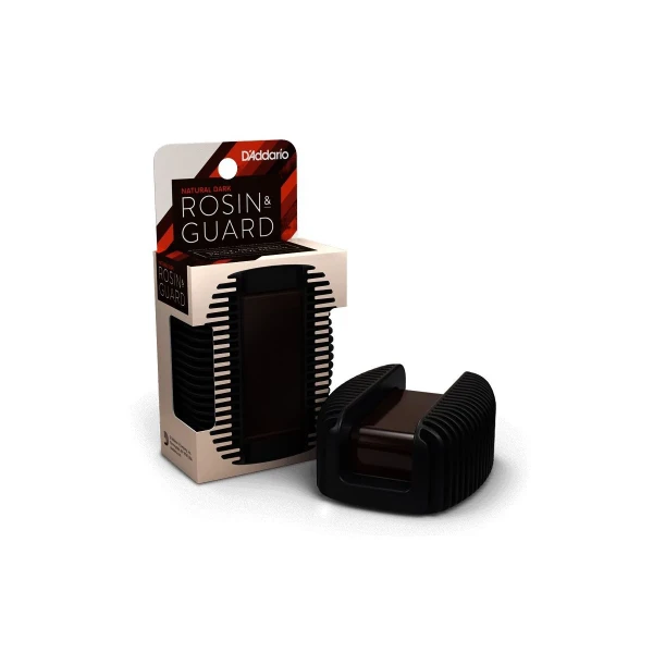 Канифоль для скрипки D'Addario DRGBK-VR300 VR300 Natural Dark Rosin с резиновым футляром