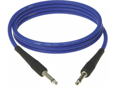 KLOTZ KIK4,5PPBL готовый инструментальный кабель, длина 4.5м, разъемы KLOTZ Mono Jack (прямой-прямой), цвет синий