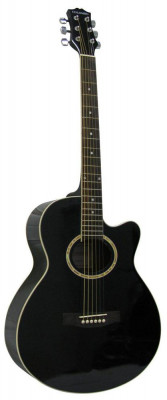 Аустическая фолк гитара COLOMBO LF 401 С/BK с вырезом