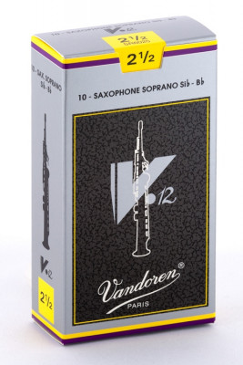 Vandoren SR-6025 V12 № 2,5 10 шт трости для саксофона сопрано