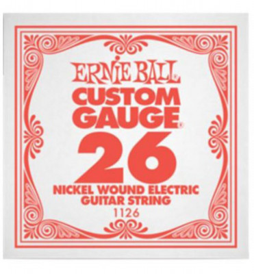 Ernie Ball 1126 калибр.026 одиночная для электрогитары/акустической гитары