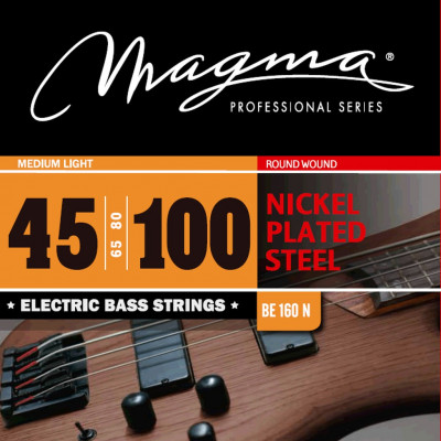 Комплект струн для бас-гитары 45-100 Magma Strings BE160N