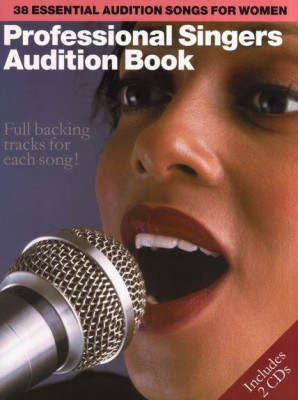 AM966680- PROFESSIONAL SINGERS AUDITION BOOK WOMEN PVG BOOK/2CD