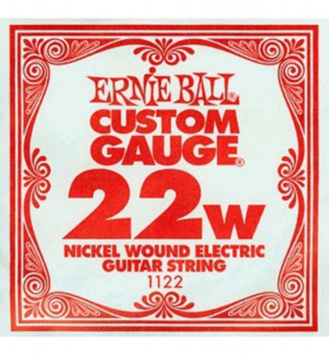 Ernie Ball 1122 калибр.022 одиночная для электрогитары/акустической гитары