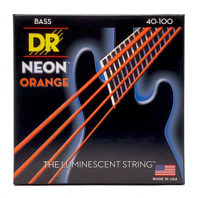 Комплект струн для бас-гитары DR NOB-40, 40-100