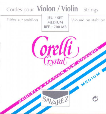 Струны для скрипки SAVAREZ Corelli Cristal 700MB среднее натяжение