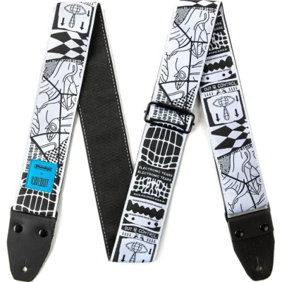Ремень гитарный Dunlop ILD07 I Love Dust Electronic Tears
