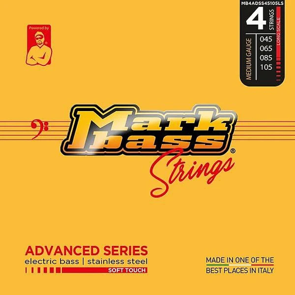 Струны для бас-гитары Markbass Advanced Series MB4ADSS45105LS, 45-105, сталь, soft touch