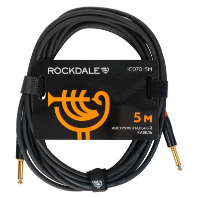 Инструментальный кабель ROCKDALE IC070-5M, mono jack, 5 м