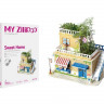 3D пазл из пенокартона МИЛЫЙ ДОМ (30 деталей)