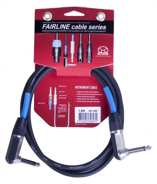 Инструментальный кабель 1,5 м Superlux SFI1.5RR