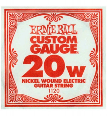 Ernie Ball 1120 калибр.020 одиночная для электрогитары/акустической гитары