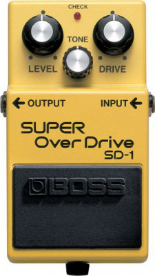 Педаль BOSS SD-1 Super OverDrive для электрогитары