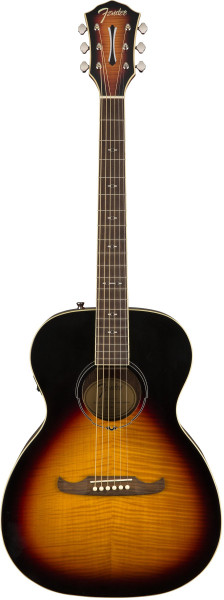 Fender FA-235E Concert 3-tone Sunbrst электроакустическая гитара