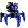 Р/У боевой робот-паук Space Warrior, лазер, диски, синий, Ni-Mh и З/У, 2.4G