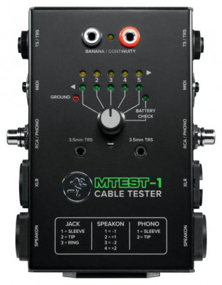 MACKIE MTest-1 тестер для готовых кабелей