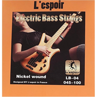 L'ESPOIR LB-04 (045-100) струны для бас-гитар 4 шт.