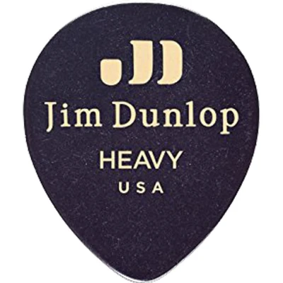 Медиаторы, тонкие, 72 шт. Dunlop 485R03TH Celluloid Black Teardrop Thin 72Pack
