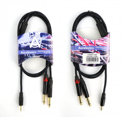 Аудио Y-кабель AuraSonics J35Y2J63-1-LONG