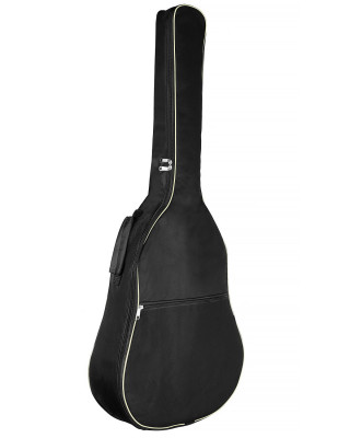 Чехол для акустических гитар, включая 12-струнные TUTTI ГА-1 тонкий черный, КАНТ БЕЛЫЙ