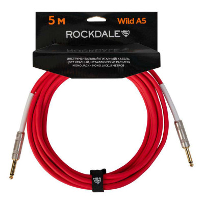 Инструментальный кабель ROCKDALE Wild A5, mono jack - mono jack, 5 м