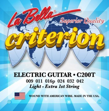 LA BELLA C200T струны для электрогитары