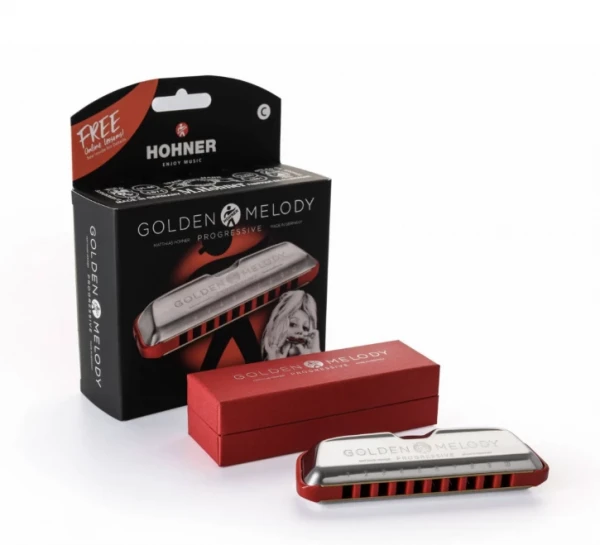 Губная гармошка HOHNER Golden Melody Progressive C-major
