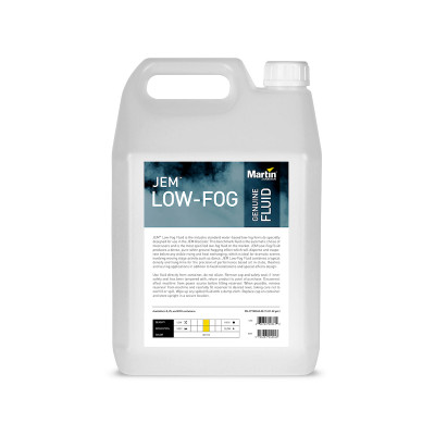 MARTIN JEM Low-Fog Fluid Жидкость для генераторов тяжелого дыма 5 л.(на водной основе)