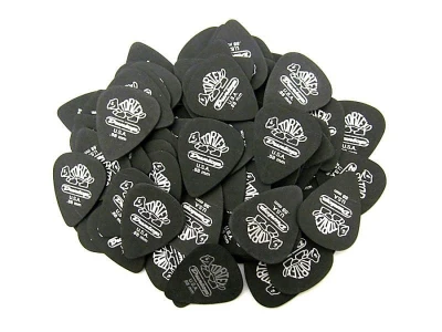 Медиаторы Dunlop 488R088 Tortex Pitch Black Standard 72Pack, толщина 0.88 мм, 72 шт.