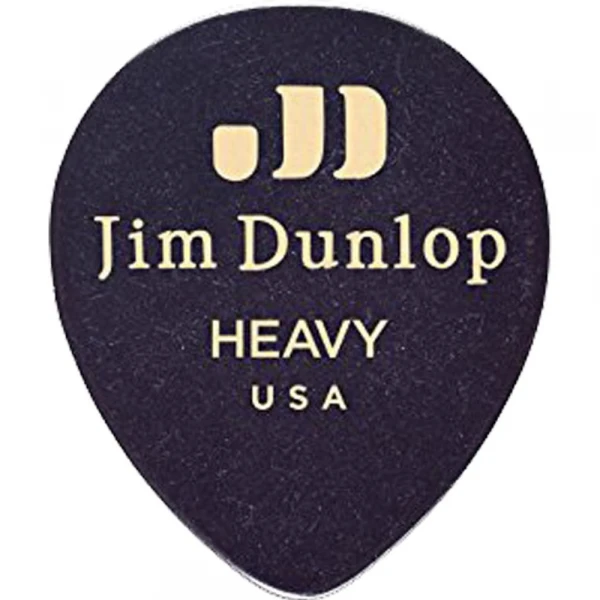 Медиаторы средние Dunlop 485R03MD Celluloid Black Teardrop Medium, 72 шт.