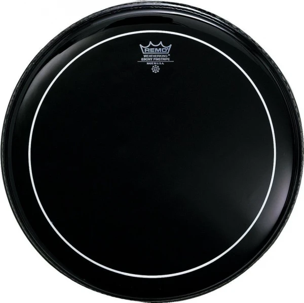 REMO  ES-0612-PS Batter, Pinstripe, Ebony, 12'' пластик