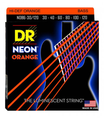 Комплект струн для 6-струнной бас-гитары DR NOB6-30/120