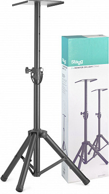 STAGG SMOS-20 SET - набор стоек для мониторов, высота 75-124 см (6 положений) до 15кг