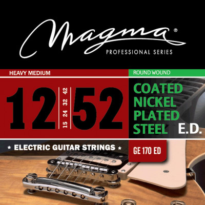 Комплект струн для электрогитары с покрытием 12-50 Magma Strings GE170ED